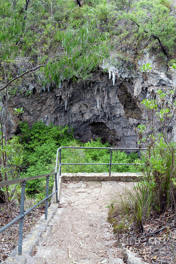 Exiting Mammoth Cave, Augusta, Western Australia Photograph by Elaine Teague
