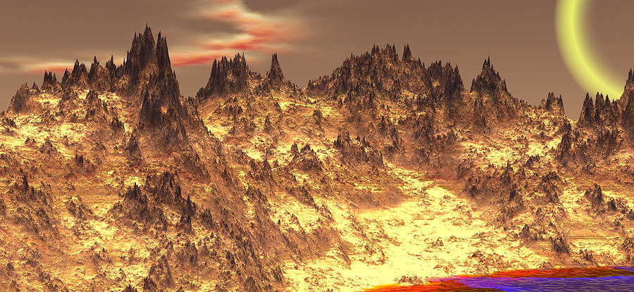 Exo-Desert Digital Art by Bernie Sirelson Exo-Desert Digital Art by Bernie Sirelson