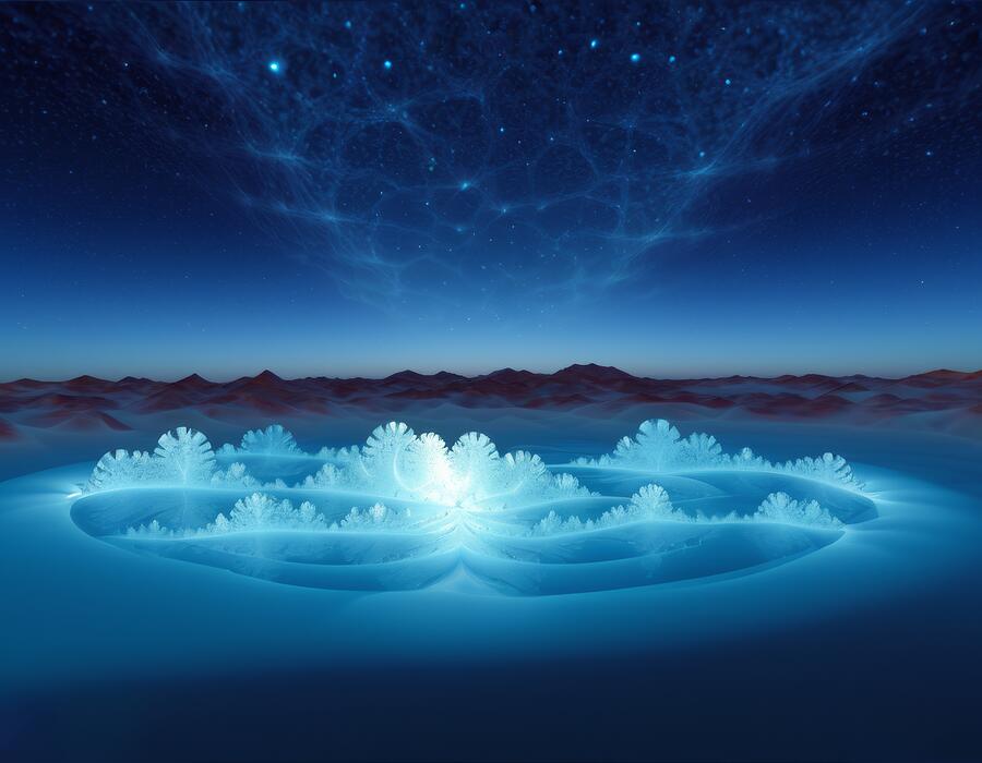 Exoplanet Files - Crystallizing Pool Digital Art by Eris And AI - Fine ...