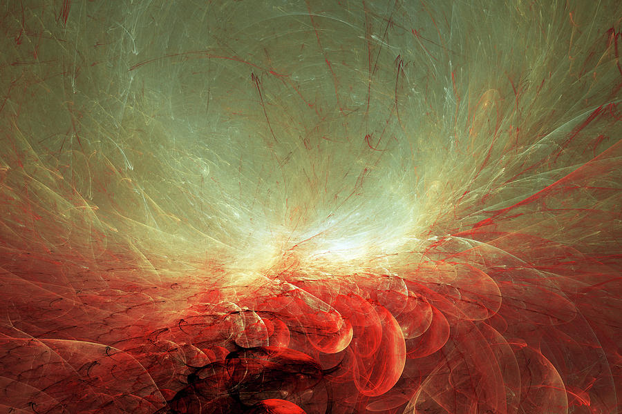 Exoplanet Swirl Digital Art by Jo Voss