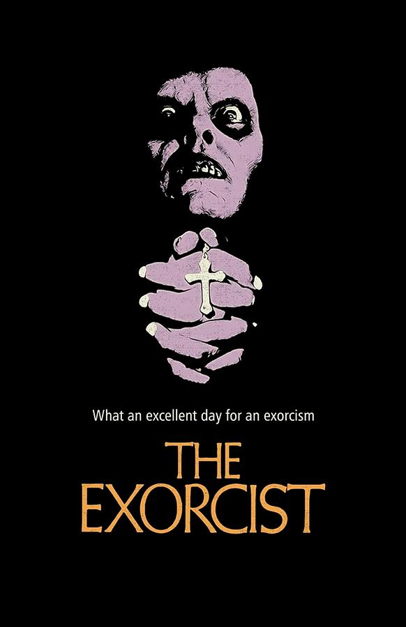 Exorcist Captain Howdy Pazuzu Side Poster Digital Art by Maria Sanchez