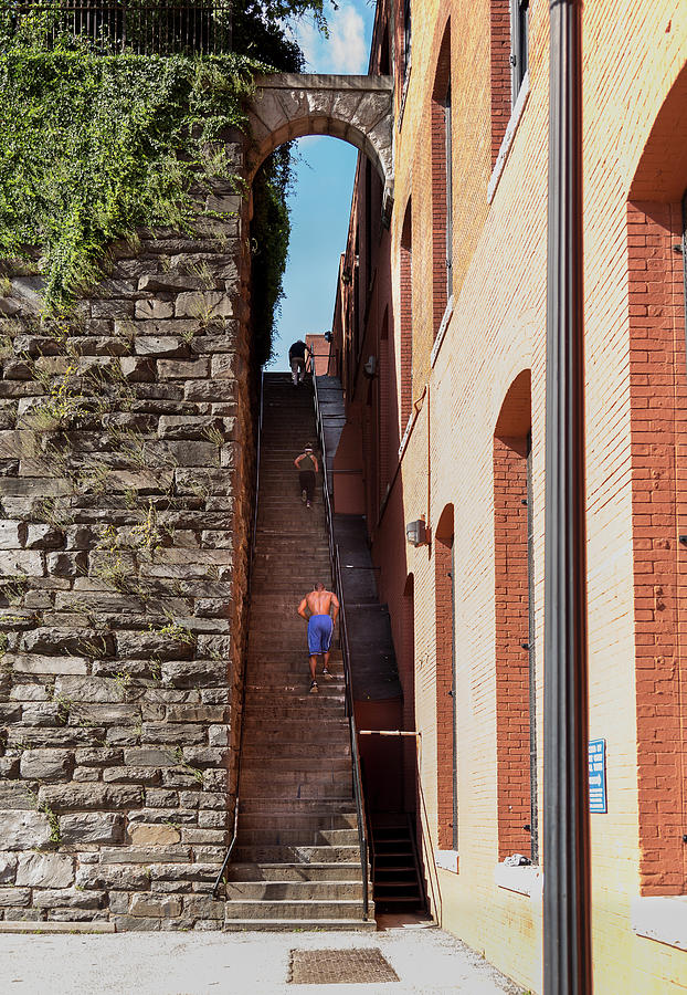 Exorcist steps in Georgetown Washington DC Photograph by Steven Heap