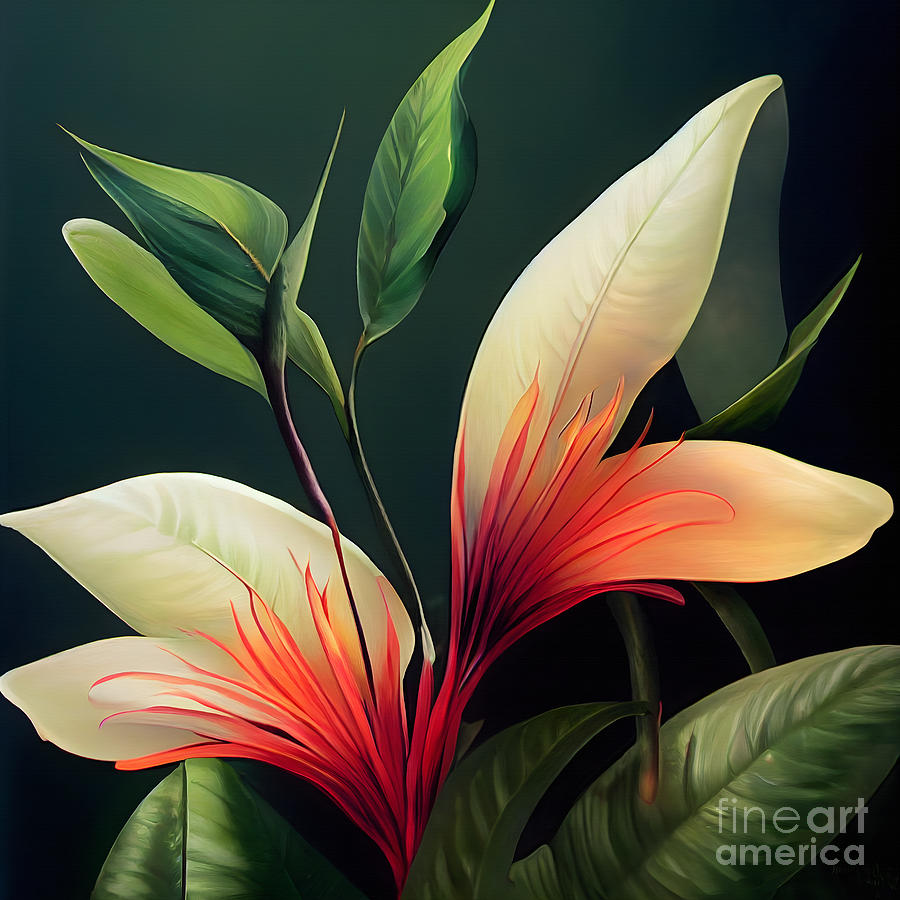 Exotic Flower Bloom Digital Art by Jirka Svetlik