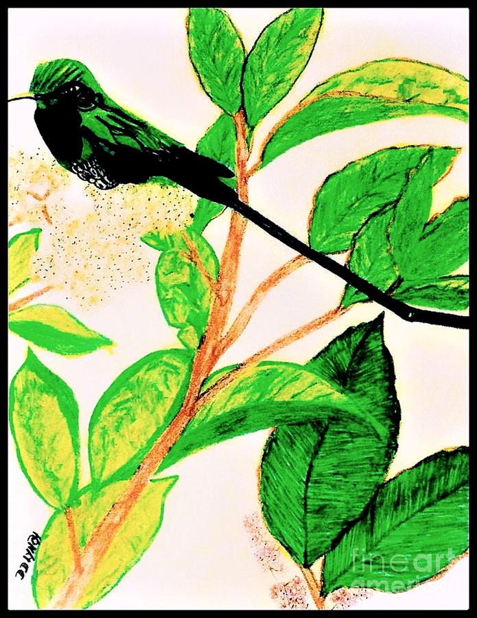 Exotic Hummingbird Painting
