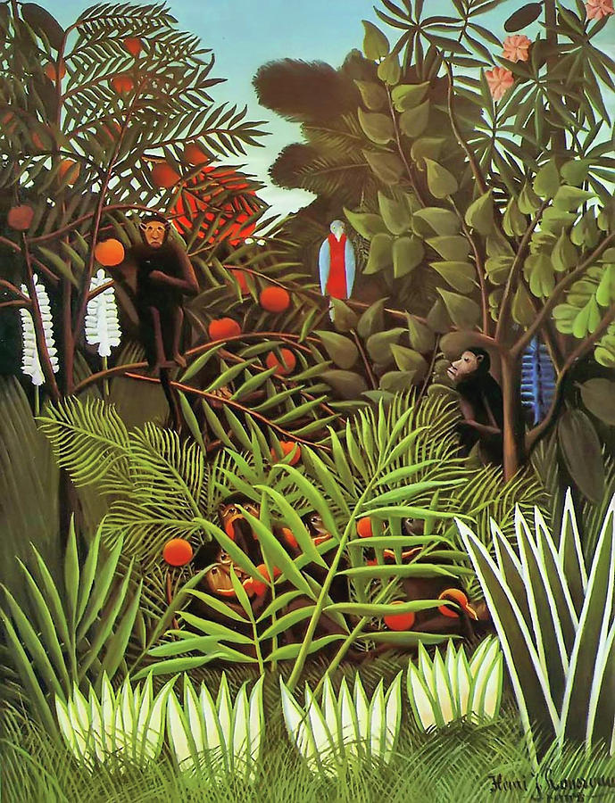 Henri Rousseau Digital Art - Exotic Landscape by Long Shot