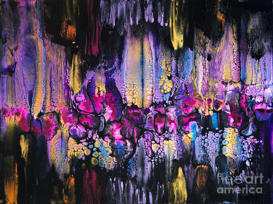 Exotic Lightshow 8027  Painting by Priscilla Batzell Expressionist Art Studio Gallery