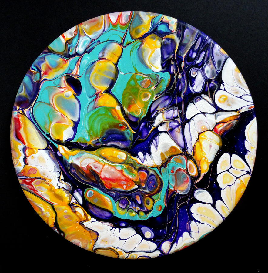 Exotic pour Painting by Elvira De Vries - Fine Art America