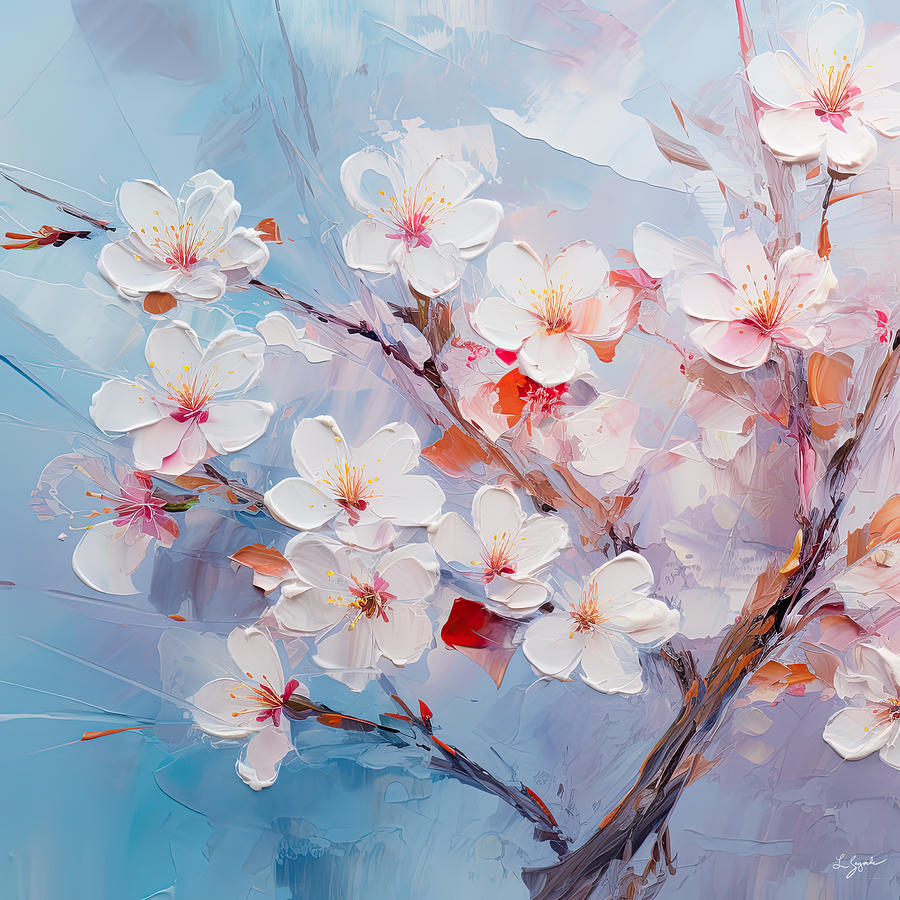 Cherry Blossoms Digital Art - Exotically Pink by Lourry Legarde