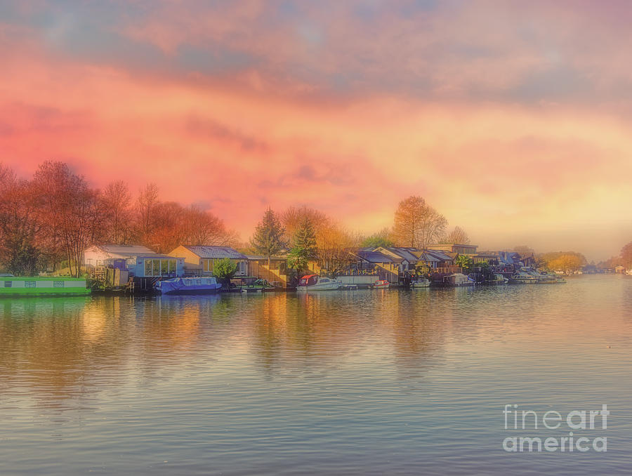 River Thames Photograph - Expanse by Leigh Kemp River Thames Photograph - Expanse by Leigh Kemp