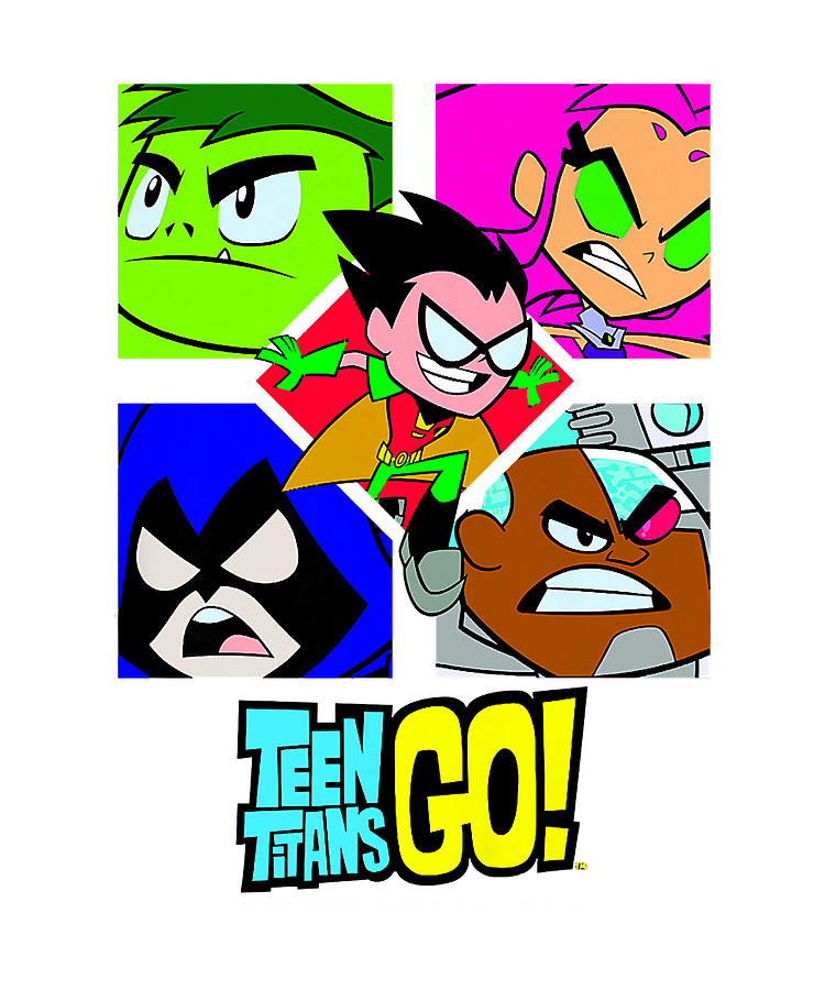 Experience Kids Dc Comics Teen Titans Go Group Shot Box Up Vintage ...