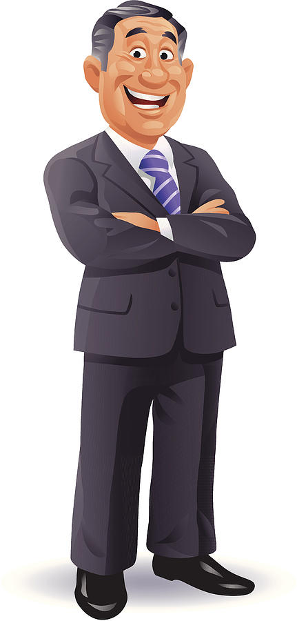 Experienced Businessman Drawing by Kbeis