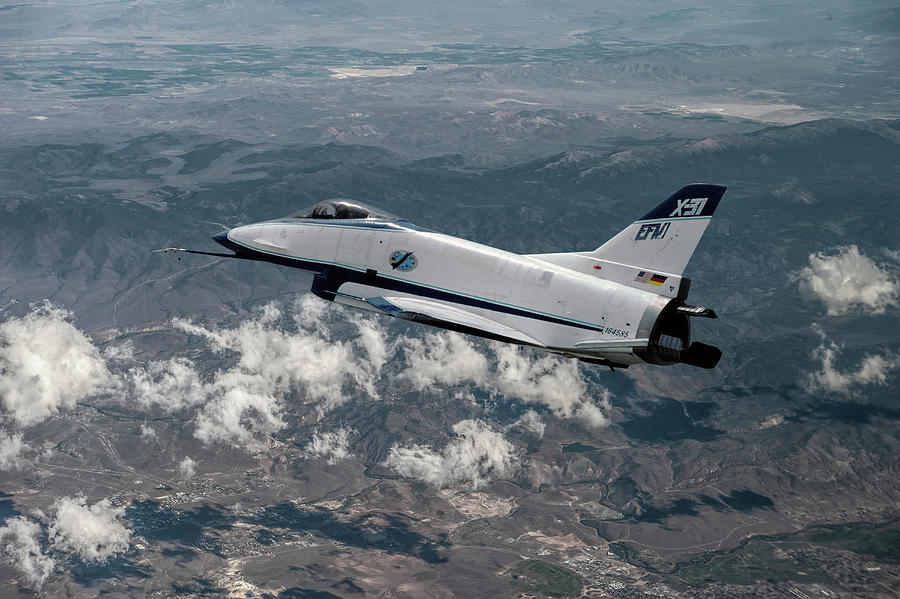 X-31A Experimental Fighter Mixed Media by Erik Simonsen