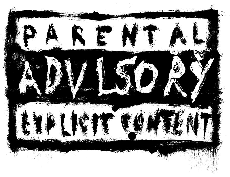 Explicit content parental advisory Digital Art by Alessandro Della ...