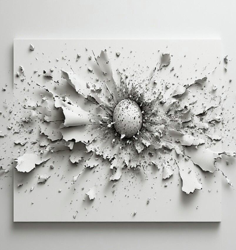 Exploding Egg Shells Ai Art by Shellita Garrett - Fine Art America