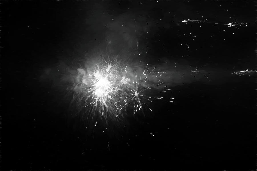 Exploding Universe BW 012321 Photograph by Mary Bedy - Fine Art America