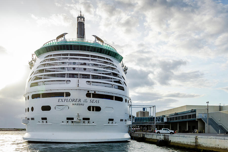 Explorer of the Seas at Cruise Terminal One Photograph by Bradford Martin