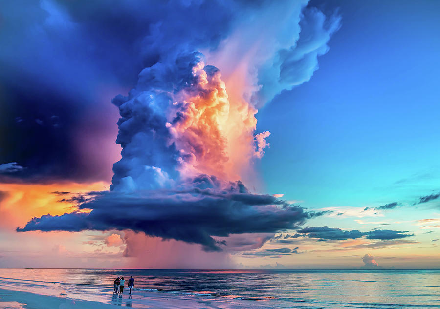 Explosion in the Summer Skies Photograph by David Choate