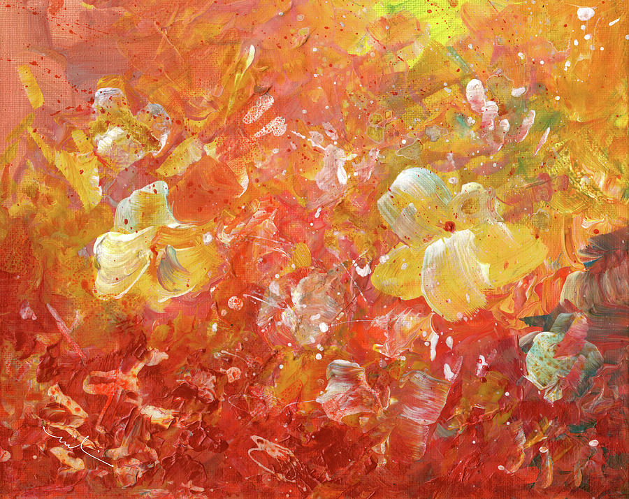 Explosion Of Joy 13 Painting by Miki De Goodaboom
