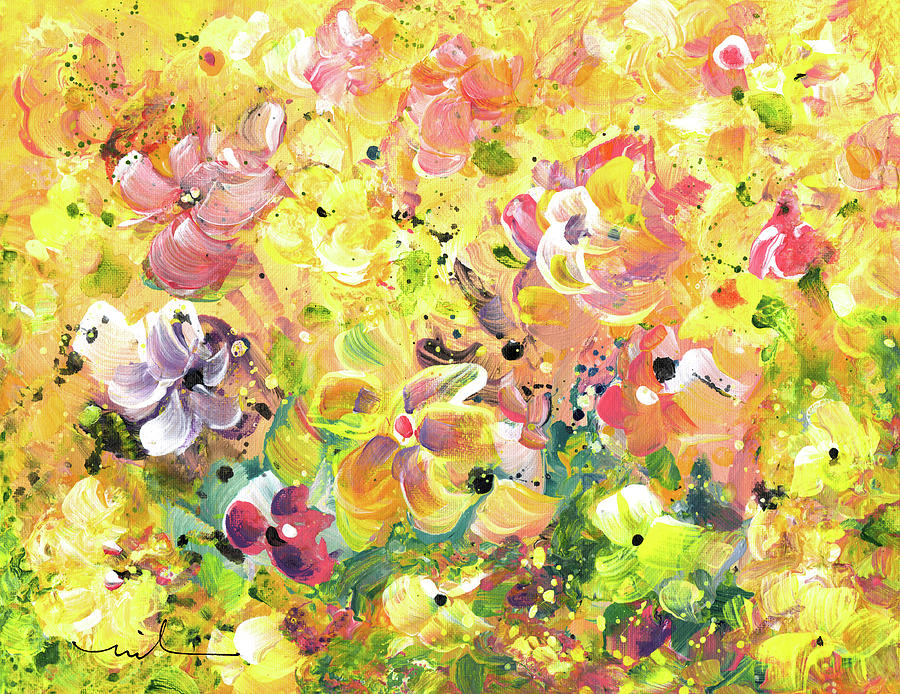 Explosion Of Joy 20 Painting by Miki De Goodaboom