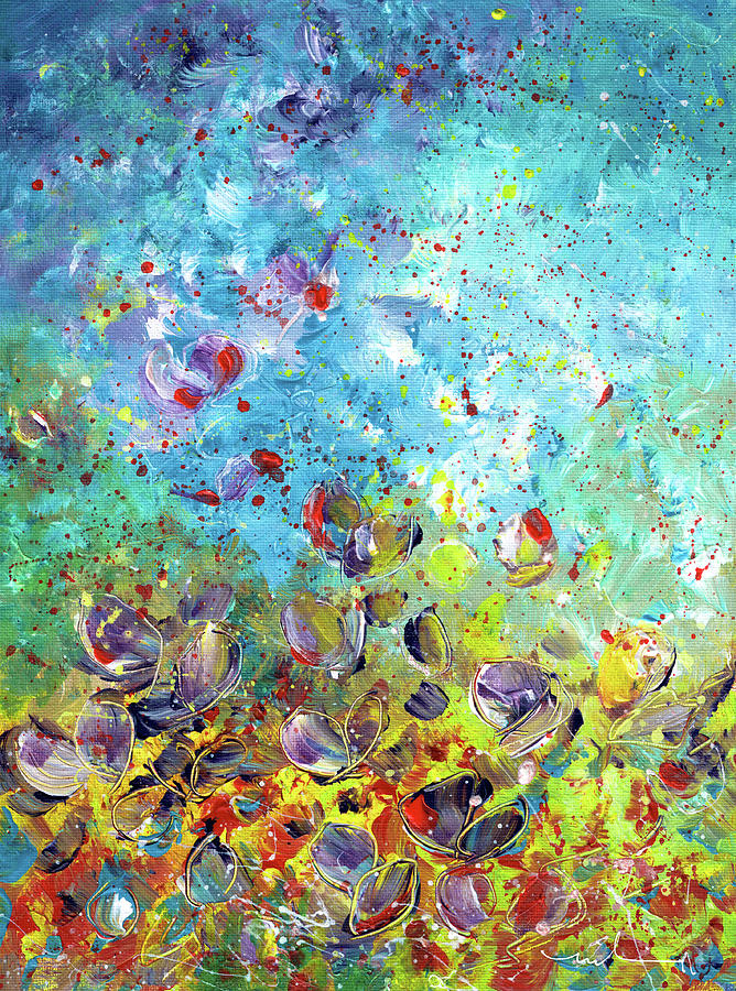 Explosion Of Joy 31 Painting by Miki De Goodaboom