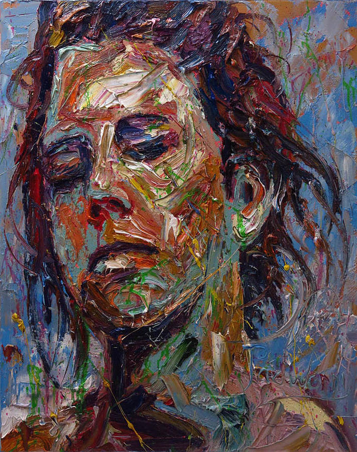 Expressionism Abstract Face Art Abstract portrait paintingOriginal