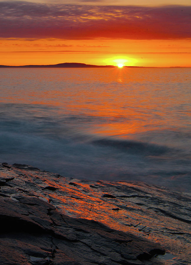 Exquisite Acadia Sunrise Photograph by Stephen Vecchiotti