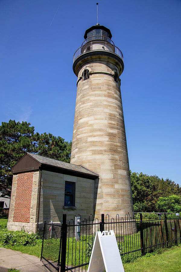 Exterior Of Erie Land Lighthouse Photograph