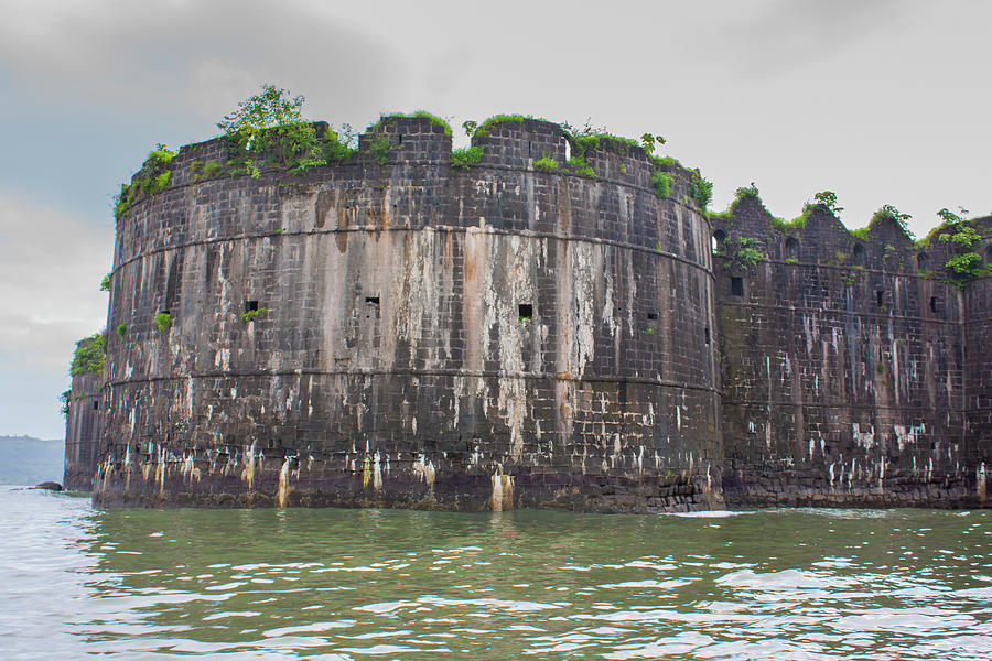 Exterior Of Sea Fort Janjira Photograph By Ameya M - Fine Art America