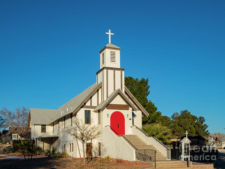 Las Vegas Photograph - Exterior sunny view of the St Christophers Episcopal Church by Chon Kit Leong