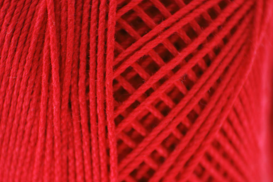 Extreme Close up of a thread spool Photograph by Visage