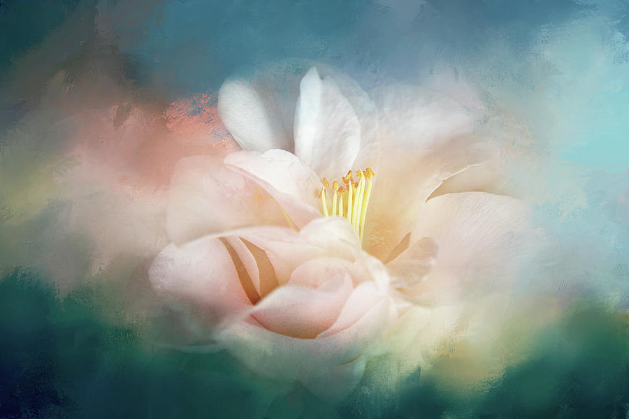 Exuberant Camellia Digital Art by Terry Davis