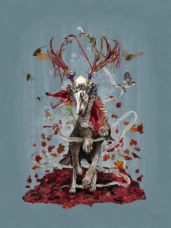 Exuviae Painting by Elly ZK