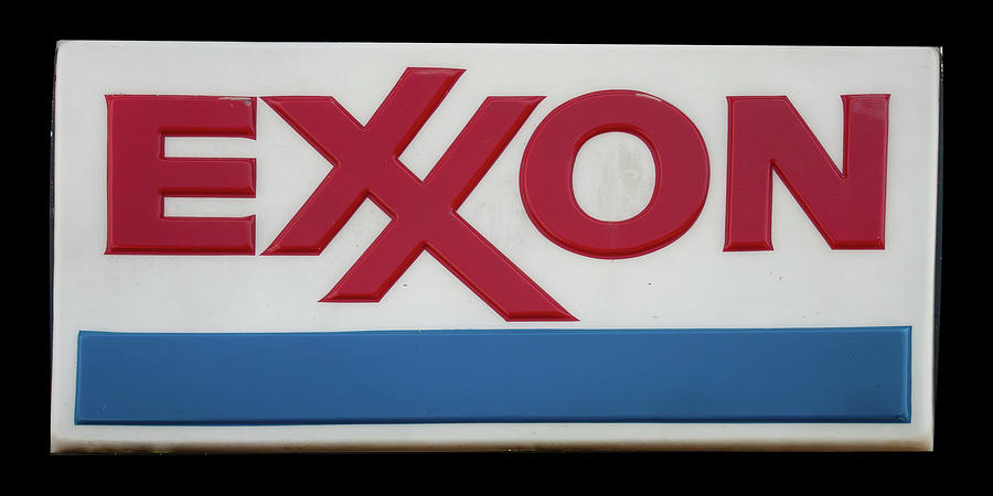 EXXON sign 2 Photograph by Flees Photos