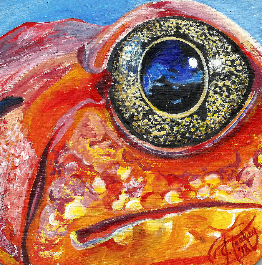 Eye 1 Painting by Jessica Tookey