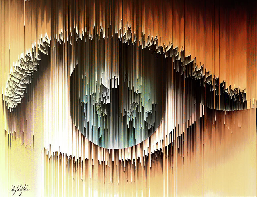 Eye For An Eye Pixel Interpolate Painting by Themayart