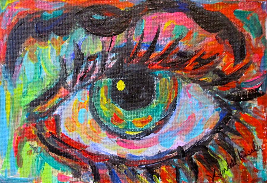 Eye Fun Painting by Kendall Kessler