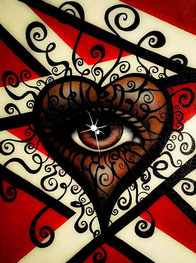 Eye Heart U Painting by Matt Mercer