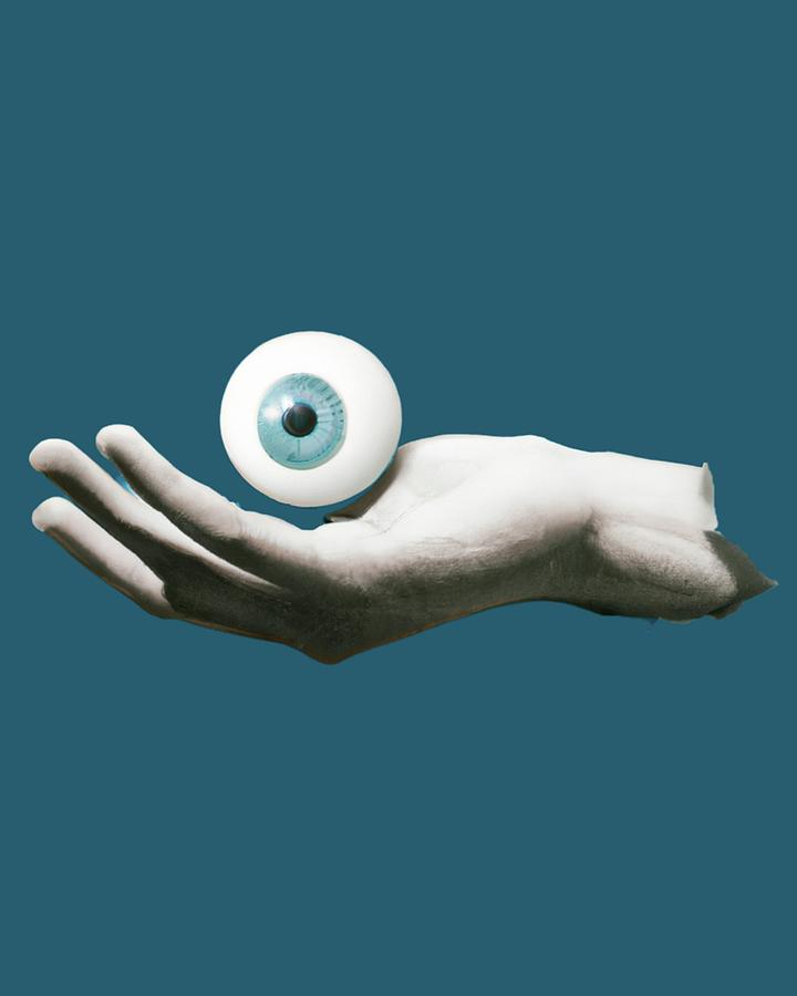 Eye in the hand Art Print Painting by Alastair Rowden - Fine Art America