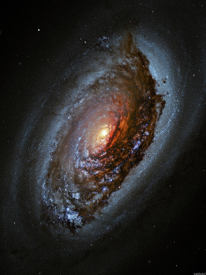 Eye in the Sky Black Eye Galaxy Enhanced Photograph by Weston Westmoreland