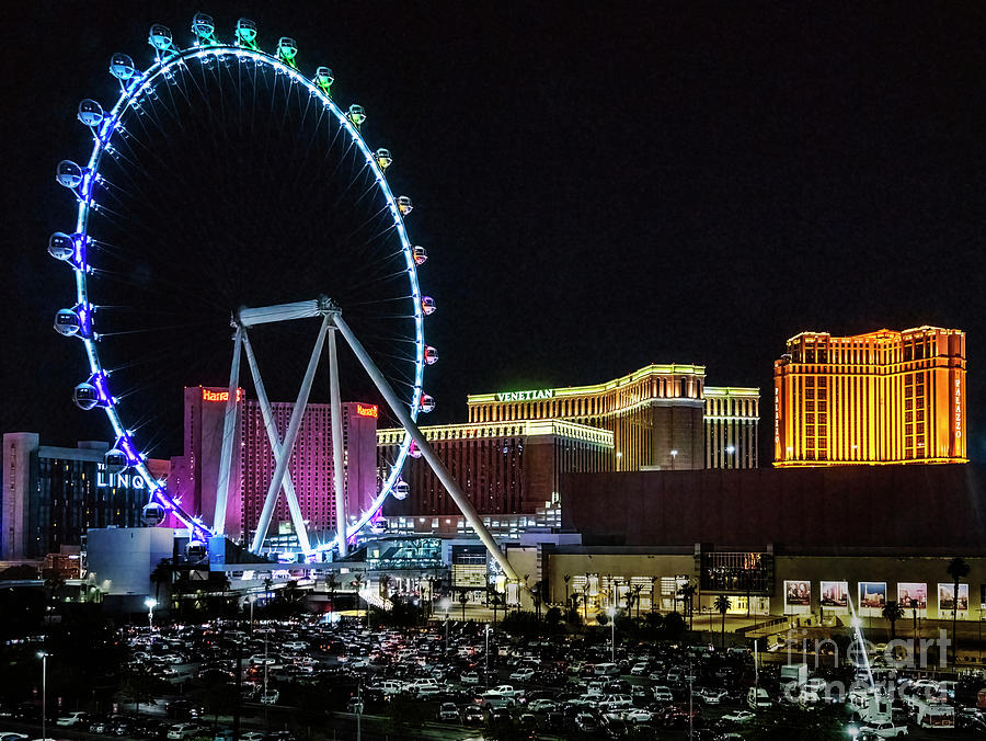 Las Vegas Photograph - Eye of Las Vegas by Jim Chamberlain