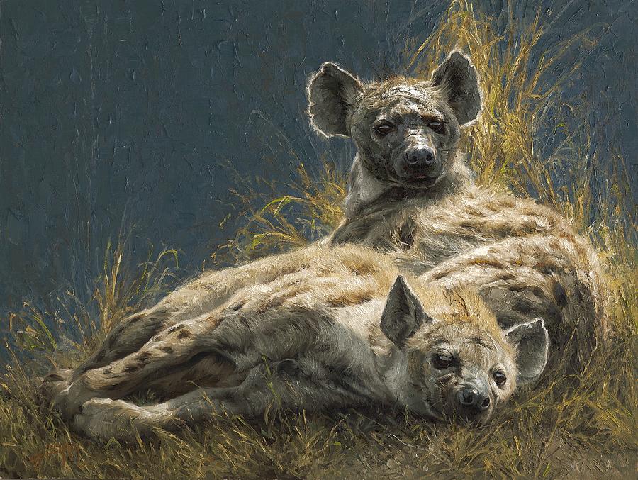 Wildlife Painting - Eye of the Beholder by Greg Beecham