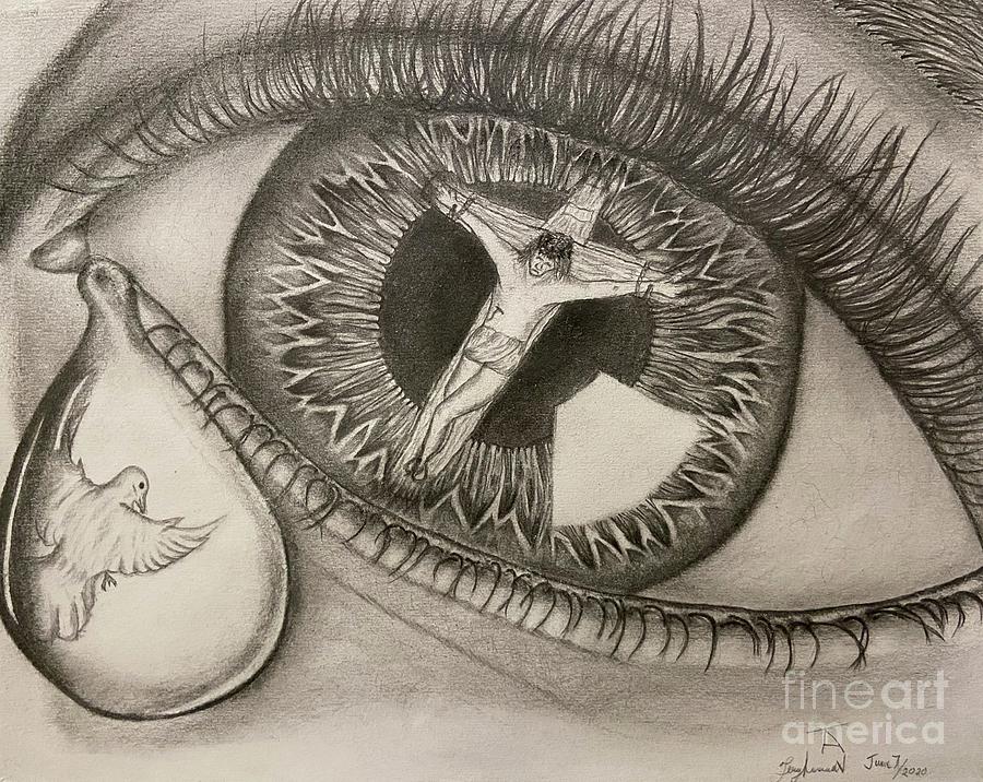 Eye of the Father Drawing by TNT Artspirations Eye of the Father Drawing by TNT Artspirations