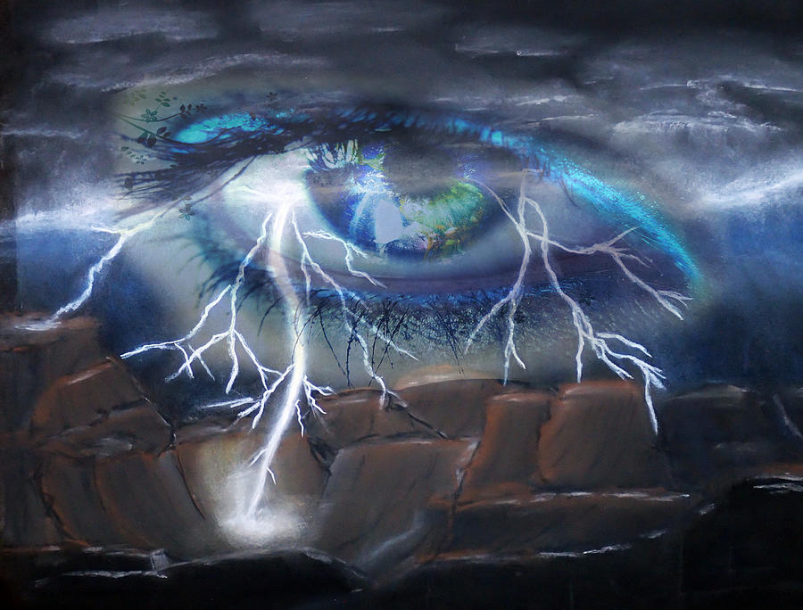 Eye of the Storm Mixed Media by Ronald Mills