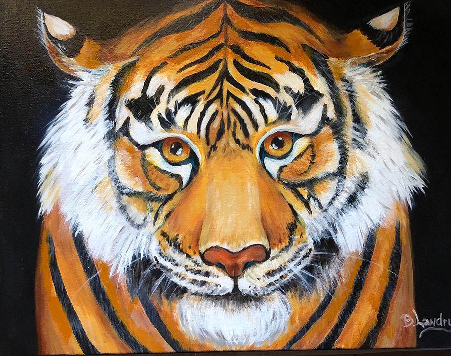 Eye of the Tiger Painting by Barbara Landry
