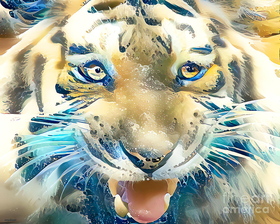 Eye of The Tsunami Tiger 20210715 v2 Photograph by Wingsdomain Art and Photography