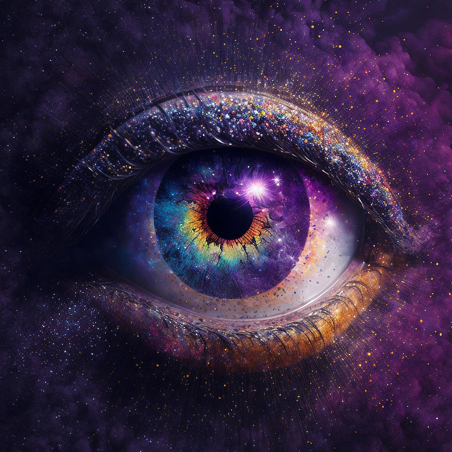 Eye of the Universe Digital Art by Evelyn's AI Art - Fine Art America