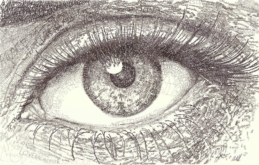 Eye Of Truth Drawing by Michael Volpicelli