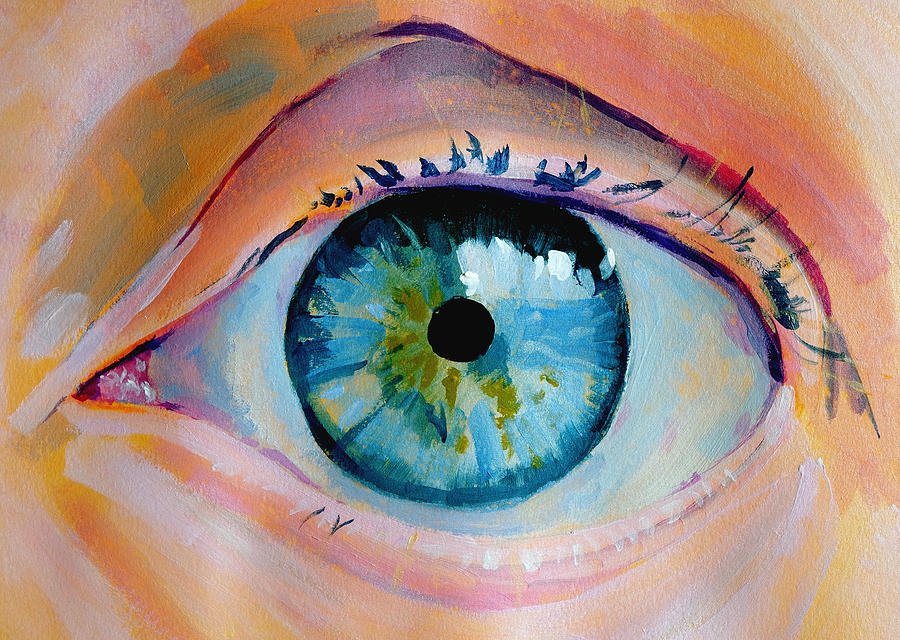 Eye painting Painting by Mike Jory