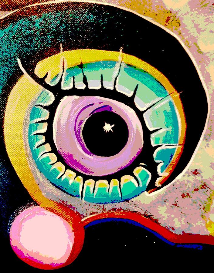 Eye See You Mixed Media by Tracy Mcdurmon