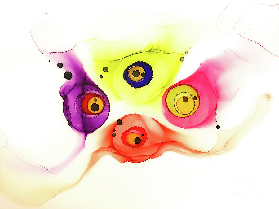 Eyeballz Painting by Carlee Ojeda